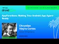 AppFunctions Making Your Android App Agent-Ready - Chrystian Vieyra Cortes droidcon USA 2026