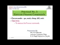 Linux - Process Commands