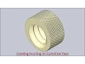 Creating Realistic Knurling on the Cylindrical Surface Solid Edge Tutorial