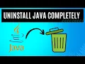 How To Uninstall Java JDK Fast and Easy