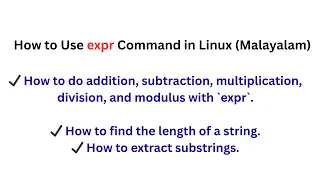 expr Command in Linux Arithmetic String Operations Explained