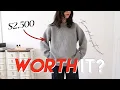 I Bought The Row s 2 500 Sweater and Compared it to 200 500 800 Sweaters The Row Ophelia