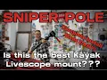 Sniper Marine Livescope Pole Holster and ModeShift Transducer Bracket Install made EASY
