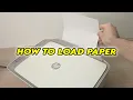 HP Deskjet 2700e 2752e 2710e - How to Load Paper in the Printer