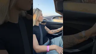 Bugatti Chiron Next To Ferrari 296 GTS Shorts Dubai 