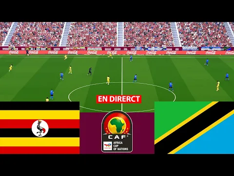 Video Thumbnail: [EN DIRECT] Ouganda vs Tanzanie⚽ Coupe d'Afrique CAF 2025 Match complet - Simulation de jeu vidéo