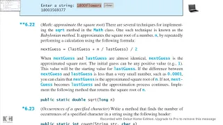 Introduction To Java Programming Exercise 6 22a