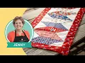 Make a Making Waves Quilt As You Go Table Runner with Jenny Doan of Missouri Star Tutorial