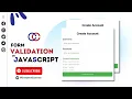 Advanced JavaScript Form Validation Class 12 Form Validation in JavaScript Form Validation Mastery