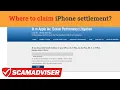 iPhone settlement claim - is smartphoneperformancesettlement com legit for Apple Slowdown case