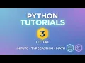 Lecture 3 input from user typecasting arithmetic operators