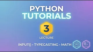 Lecture 3 input from user typecasting arithmetic operators