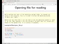 Beginner Perl Maven tutorial 3 2 - open file