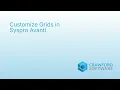 Customizing Grids in Syspro Avanti