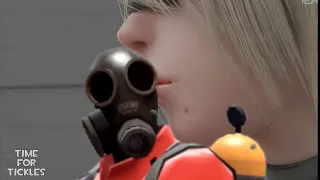Pyro Getting Kisses