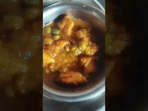 khane m kya khya day -2 #food #foodie #aajkithali #khanekirecipe #matarpaneer