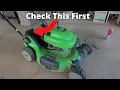 No spark on Lawn Boy check this first