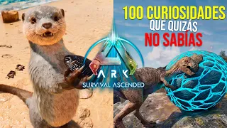 100 CURIOSIDADES de ARK que QUIZÁS NO CONOCÍAS