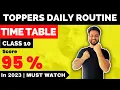 TOPPER TIME TABLE CLASS 10 | The Real Strategy | Topper Kaise Bane!