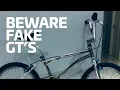 BMX Buyers Beware Fake GT and Dyno frames and parts