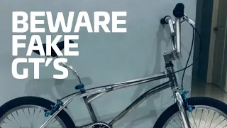 BMX Buyers Beware Fake GT and Dyno frames and parts