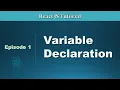 EP1 - Variable Declaration var let and const in ES6 JavaScript React JS tutorial in Hindi