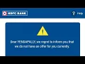 Download Lagu Fix we regret to inform you that we do not have an offer for your currently Problem HDFC Credit