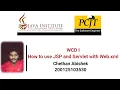 How to use JSP and Servlet with Web xml