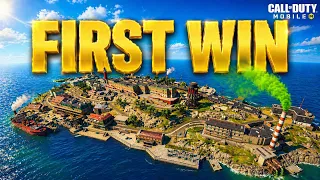 FIRST WIN ON REBIRTH ISLAND COD MOBILE!