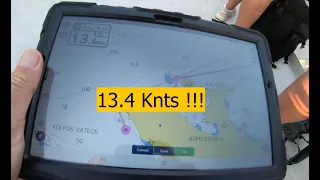 13.4 Knts!  From Turkey to Greece on a Mission….