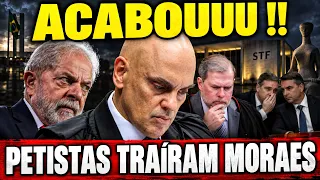TRAIÇÃO GIGANTE PETISTAS CONTRA MORAES! 2 MINISTROS PODEM CAIR