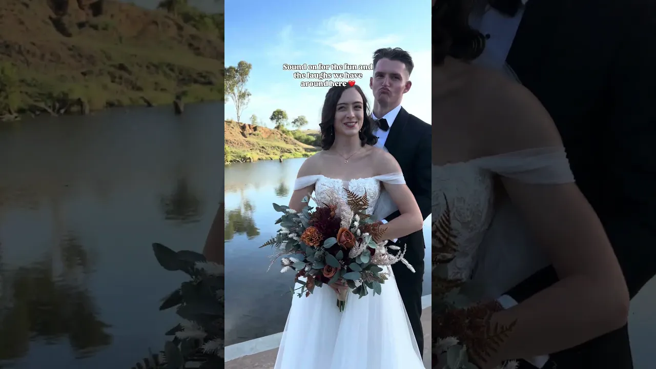 Fun, wedding portraits content creation highlights reel in Gladstone, Queensland