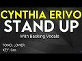 Cynthia Erivo - Stand Up - Karaoke Instrumental - Lower