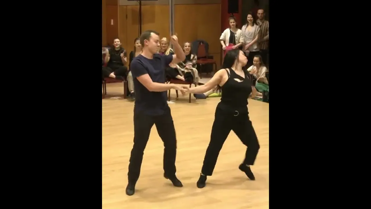 Impro dance of Austin & Coleen at Budafest