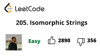 205 Isomorphic Strings Leetcode Daily Challenge Suyash