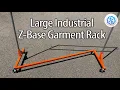 Organize in Style VEVOR Z Rack Industrial Grade Garment Rack Review