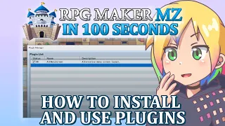 How to Install and Use Plugins RPG Maker MZ In 100 Seconds