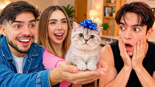 LE REGALÉ un GATO BEBÉ a NANDO !!