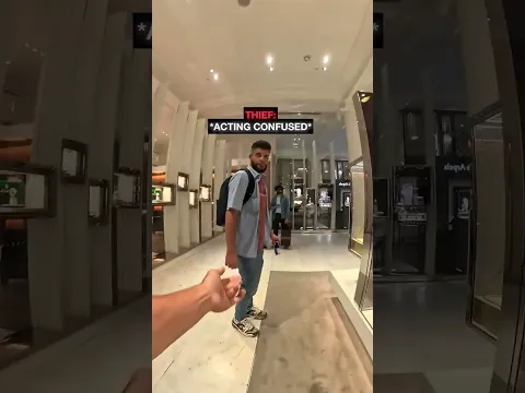Thief Gets CAUGHT Stealing Perfume! π± #shorts