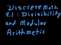 Discrete Math 4 1 Divisibility Modular Arithmetic