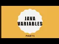 Learn Java variables Local variable Instance variable Static variable Part5
