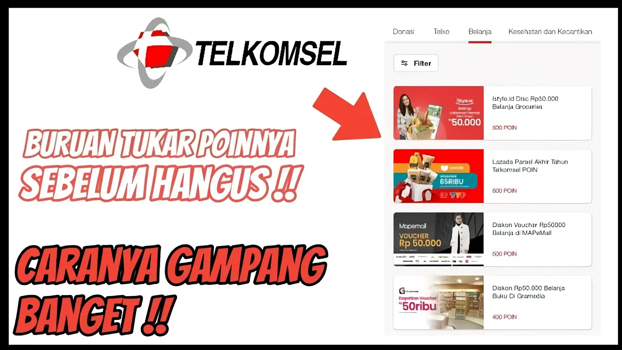 Cara Redeem tukar Telkomsel Poin | Real Tukar poin GrabFood | Grab food 25K Telkomsel