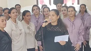 ترنيمه ولسه ياعدراء  فريق عرس قانا الجليل مطرانيه القديس العظيم مار جرجس بمطاي دندنها
