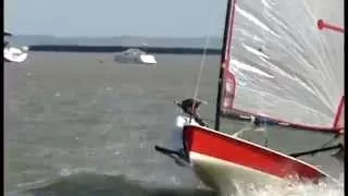 funNstuff Blaze dinghy sailing on the river Medway 2010