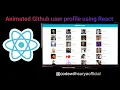 Github profile fetch data using REACT React JS CSS