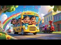 Download Lagu THE WHEELS ON THE BUS | A Fun Rhyming Ride for Kids || Nursery Kid's Poem | #nurseryrhymes #english