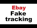 Fake tracking numbers Ebay and Aliexpress - wrong address