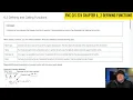 CIS 276 Ch 6 2 Defining Functions