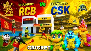 GTA 5 : Rampage & Shinchan🤣 Playing RCB vs CSK🏏 Match Full Fun #bommalu #gta5telugu #gta5