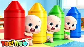 Magic Brush! Let's Learn Colors | Color Songs | Nursery Rhyme & Kids Song | Yes! Neo